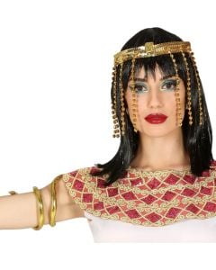 Set bizhuteri, kurore dhe byzylyk, Kleopatra, gold, 1 pako