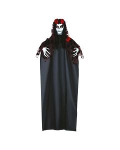 Dekorues halloween me varje, kukulla Catrina, me drita, 155 cm, mikse, 1 copë