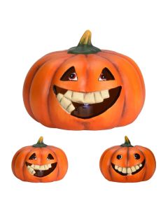 Kungull dekorues halloween, me drita dhe zë, 14.8x11.5x15 cm, mikse, 1 copë