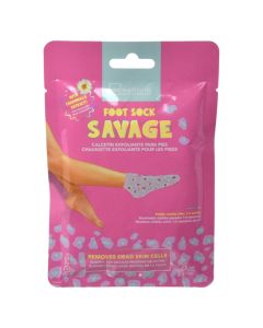 Socks foot mask, IDC Institute, exfoliating, with chamomile, 1 piece