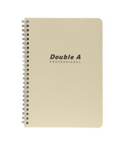 Notebook, Double A, with rings, A5 Pastel / 40 threads, felt, 1 piece