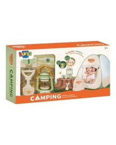 Lodër për fëmijë, Luna, Set kampingu, tendë+llampë+dylbi+busull, me bateri, 1 copë