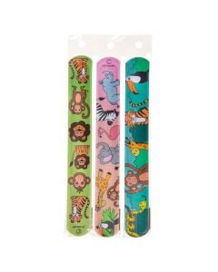 Bracelet for children, Jungle animals, metal, 21.5x3 cm, 1 piece