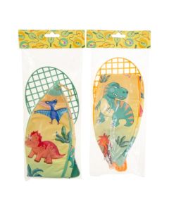 Children's toy, Tennis racket + ball, Dino, plastic, 24x10.5 + 19 cm, 1 piece