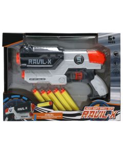 Children's toy, Soft Gun, Ravil-X, +6 years, 28.5x22x6 cm, 1 piece