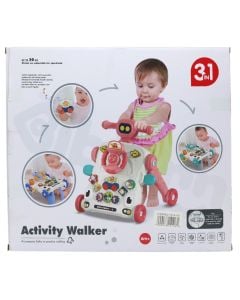 Baby walker, 3 në 1, mikse, 39x35x14 cm, 1 copë