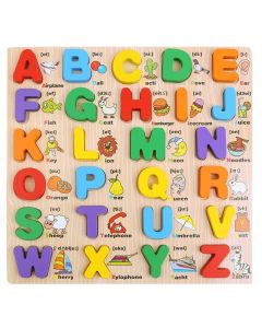 Children's toy, wooden letters, mixed, 30 cm, 1 piece