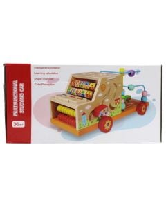 Children's toy, educational car, wooden, 34x15x17 cm, 1 piece