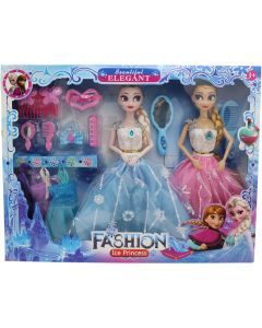 Children's toy, doll, Elsa/Anna, with accessories, 28 cm, mixed, 1 piece