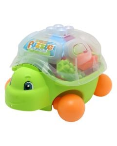 Building block, turtle, plastic, 60 pieces, mixed, 1 piece