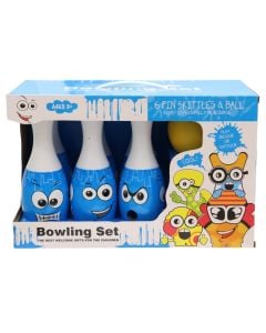 Lodër për fëmijë, birila, 22 cm, blu/bardhë, 1 pako