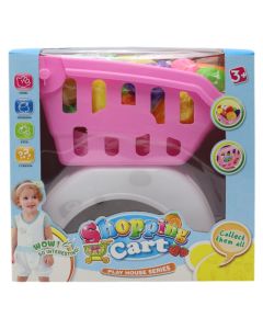 Lodër për fëmijë, karrocë supermarketi, plastike, mikse, 1 copë