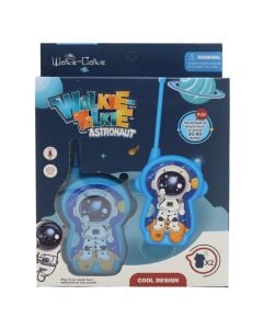Children's toy, Walkie-Talkie, Astronaut, battery-operated, 30-80m, blue, 1 piece