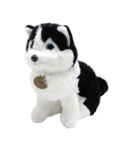 Plush toy, puppy, 30 cm, white, 1 piece