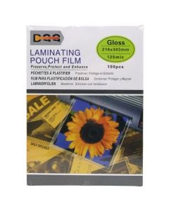 Zarf plastifikimi, A4, 125 mic, 1 pako