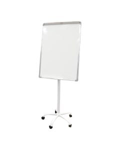 Tabelë e bardhë, me kembë, 5 rrota, 70x100 cm, 1 copë