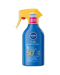 Mbrojtës nga dielli për fëmijë, Nivea, Protect & Care, SPF 50+, 270 ml, 1 copë