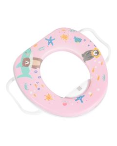 Children's toilet adapter, Wiggle, pink, 34x29x7 cm, 1 piece