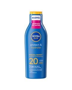 Krem mbrojtës dielli, Nivea, Protect & hydrate, SPF 20, 200 ml, 1 copë