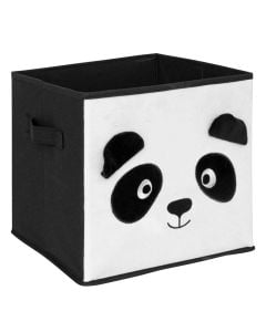 Children's organizer box, Panda, velvet, 29x29x29 cm, 1 piece