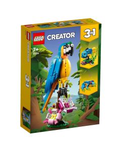 Lego, Creator, Exotic Parrot, 3 in 1, +7 years, 1 piece