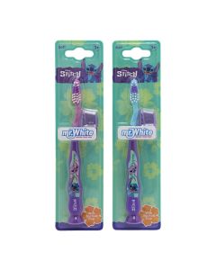 Manual toothbrush for children, Stitch, +3 years, purple, 1 piece