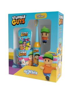 Set për fëmijë, Mr White, Stumble Guys, pastë dhëmbësh + furcë + mbajtëse, +3 vjec, 1 pako