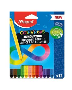Colored pencils, Maped, Color Peps, Infinity, 12 colors, 1 pack