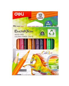 Wood paint, Deli, Enovation, 12 colors, 1 pack