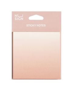 Postit, Deli NU, 7.6x7.6 cm, pink, 1 piece