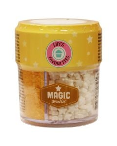 Dekoruese per embelsira, Magic Sparkles, 90 gr, e verdhe, 1 cope