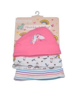 Baby hats, Cangaroo, mixed, 3 pieces, 1 pack