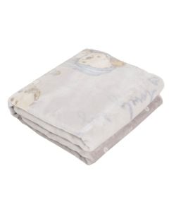 Baby blanket, Cangaroo, Softy Lovely Day, 110x140 cm, grey, 1 piece