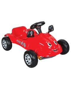 Makinë me pedale për fëmijë, Pilsan, e kuqe, +3 vjec, 1 copë