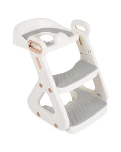 Shkallë dhe përshtatëse tualeti për fëmijë, Cangaroo, e bardhë, 1 copë