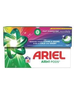 Detergjent kapsulë për rrobat, Ariel, Color, 38 kapsula, 1 pako