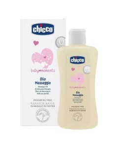 Vaj masazhues për bebe, Chicco, 200 ml, 1 copë