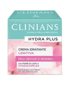 Krem hidratues për fytyrën, Clinians, Dry & Sensitive Skin, 50 ml, 1 copë