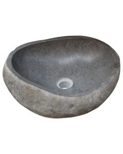 Lavaman prej guri natyral, ngjyre gri natyrale, D 40 cm