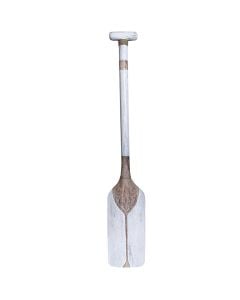 Lopata dekoruese, Toraja, dru tropikal Albasia, ngjyre e bardhe, 17*4*100 cm