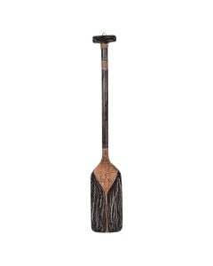 Lopata dekoruese, Toraja, dru tropikal Albasia, ngjyre e zeze, 17*4*100 cm