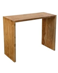 Konsole dekoruese, Silviana, dru tropikal Teak, ngjyre natyrale, 100*38*75H cm