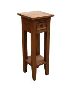 Tavoline/komodine anesore, Orkney, dru tropikal Mahogany, ngjyre natyrale, 25*25*67H