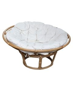 Karrige relaksi, Papasan, rattan, ngjyre natyrale, DIA115*32H cm