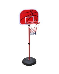 Basketball hoop, adjustable height, H 130-160 cm, base 20 L, for children