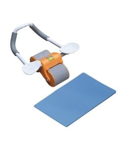 Fitness roller x 2 wheels, Fitness, for abdominal muscle training, mobile phone holder