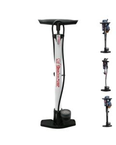 Bicycle air pump and balls with pressure gauge, Fitness, 59 cm