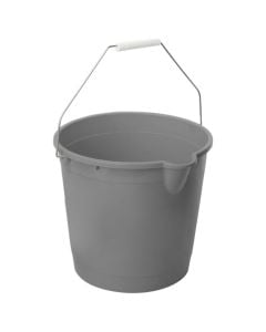 Cleaning bucket, Apex, 10 lt, gray, 1 piece