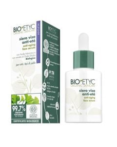 Serum për fytyrën, Bio Etyc, organik, kundër plakjes, të gjitha tipet e lëkurës, 30 ml, 1 copë