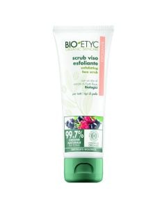 Scrub eksfoliues, Bio Etyc, organik, të gjitha tipet e lëkurës, 75 ml, 1 copë